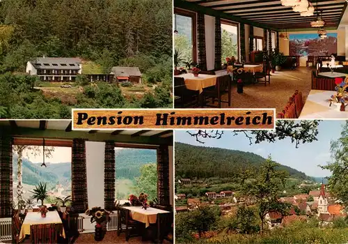 AK / Ansichtskarte  Sulz_Neckar Pension Himmelreich Gastraeume Panorama