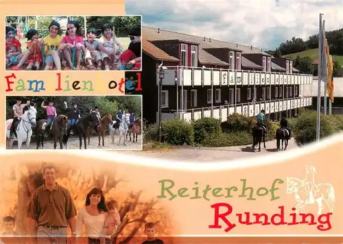 AK / Ansichtskarte 73955821 Runding_Cham Familien Hotel Reiterhof Runding