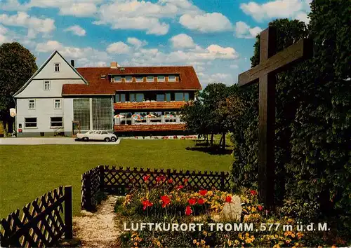 AK / Ansichtskarte  Tromm_Odenwald Gasthaus Zur schoenen Aussicht