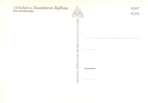 AK / Ansichtskarte  Kyllburg_Rheinland-Pfalz Fliegeraufnahme