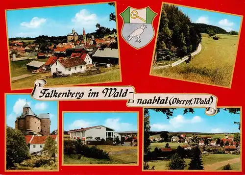 AK / Ansichtskarte 73955911 Falkenberg_Oberpfalz Panorama Schloss Schule