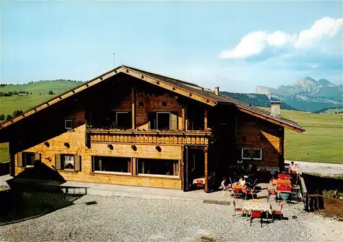 AK / Ansichtskarte 73955959 Seiseralm_Alpe_di_Siusi_Trentino_IT Restaurant Ritsch Schwaige