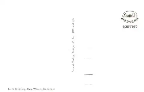 AK / Ansichtskarte  Gechingen_BW Teilansichten Fachwerkhaeuser Panorama
