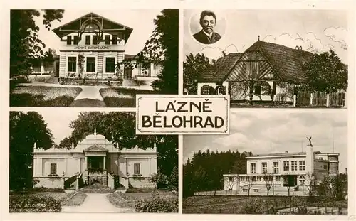 AK / Ansichtskarte  Lazne_Belohrad_Bad_Bielohrad_CZ Anenske Slatinne Lazne Gebaeude Portrait