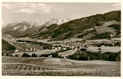 AK / Ansichtskarte  Nesselwang_Allgaeu_Bayern Panorama mit Tiroler Bergen