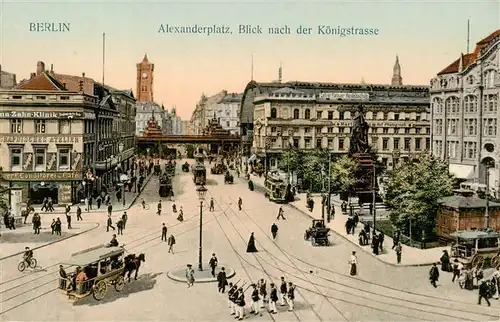 AK / Ansichtskarte 73956050 BERLIN Alexanderplatz Blick nach der Koenigstrasse