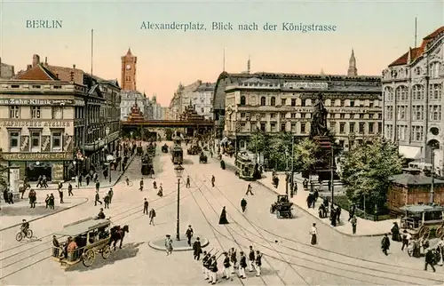 AK / Ansichtskarte  BERLIN Alexanderplatz Blick nach der Koenigstrasse