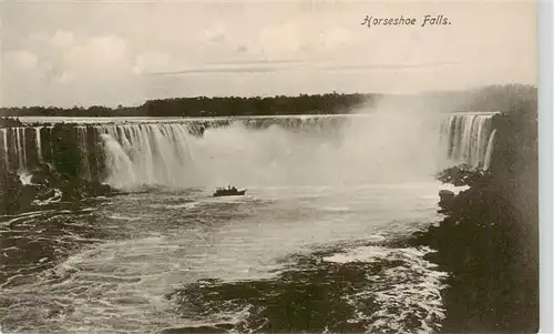 AK / Ansichtskarte 73956090 Horseshoe_Falls_Niagara_Falls_Ontario_Canada Blick auf die Wasserfaelle