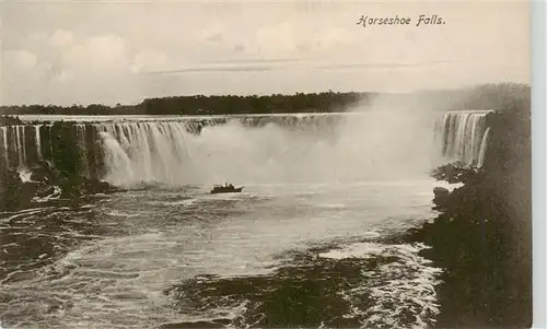 AK / Ansichtskarte  Horseshoe_Falls_Niagara_Falls_Ontario_Canada Blick auf die Wasserfaelle