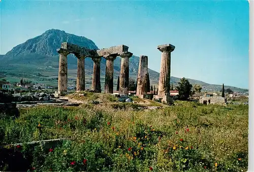 AK / Ansichtskarte 73956098 KORINTH_Korinthia_Corinth_Corinthe_Greece Apollon Tempel