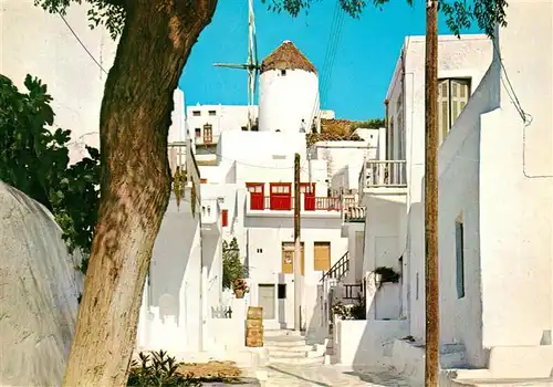 AK / Ansichtskarte  Mykonos_Micono_Myconos_Greece Eine malerische Gasse