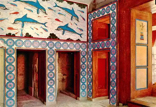 AK / Ansichtskarte  Knossos_Cnosse_Kreta_Crete_Greece Wohnung der Koenigin 