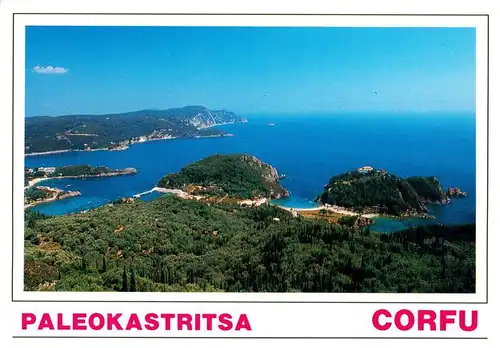 AK / Ansichtskarte 73956136 Paleokastritsa_Korfu_Corfu_Greece Kuestenpanorama