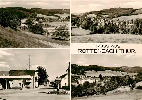 AK / Ansichtskarte  Rottenbach_Thueringen Panorama Ortszentrum