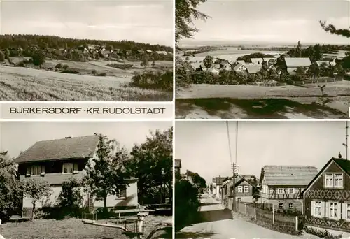 AK / Ansichtskarte  Burkersdorf_Saalfelder_Hoehe Panorama Ortsstrasse