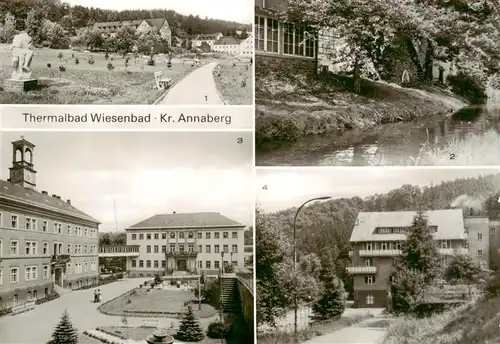 AK / Ansichtskarte  Wiesenbad_Thermalbad_Sachsen Parkanlagen Sanatorium Ferienheim Regis