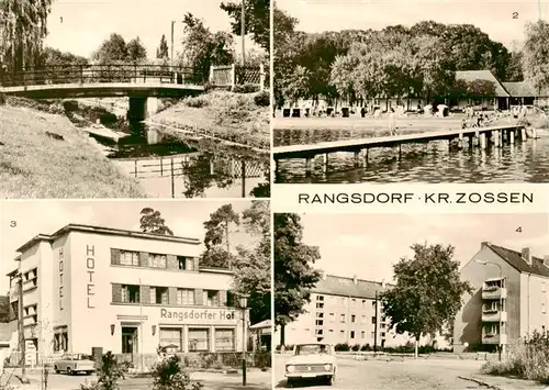 AK / Ansichtskarte  Rangsdorf Klein Venedig Strandbad Hotel Rangsdorfer Hof Neubauten