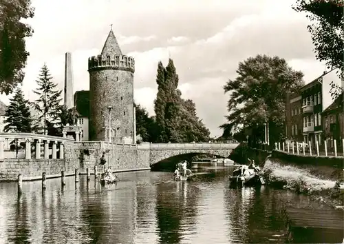 AK / Ansichtskarte  Brandenburg__Havel Steintor und Steintorbruecke