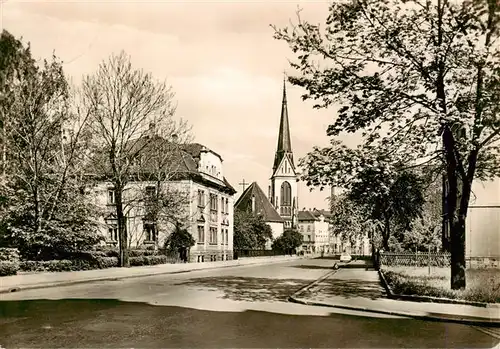 AK / Ansichtskarte 73956205 Gera__Thueringen Talstrasse mit Trinitatiskirche