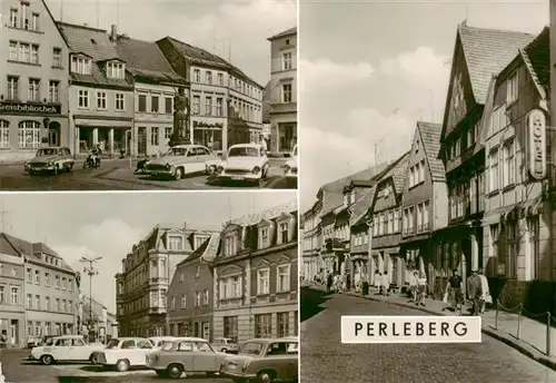 AK / Ansichtskarte  Perleberg Grosser Markt Schuhmarkt Stadtzentrum