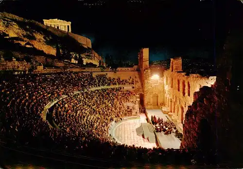 AK / Ansichtskarte  Athen_Athenes_Greece Odeon des Herodes Atticus Konzert Amphitheater