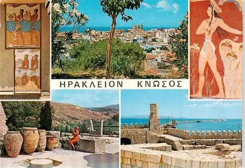 AK / Ansichtskarte 73956239 Knossos_Cnosse_Kreta_Crete_Greece Teilansichten Hafen