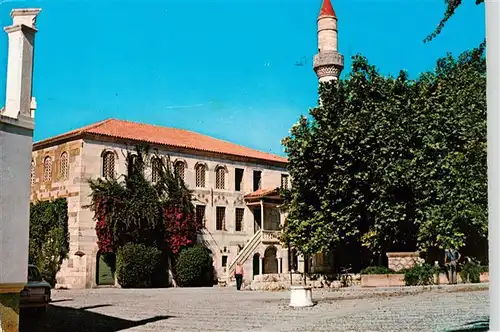 AK / Ansichtskarte  Kos_Cos_Greece Moschee Hadschi Hasan Pascha und Hippokrates Platone