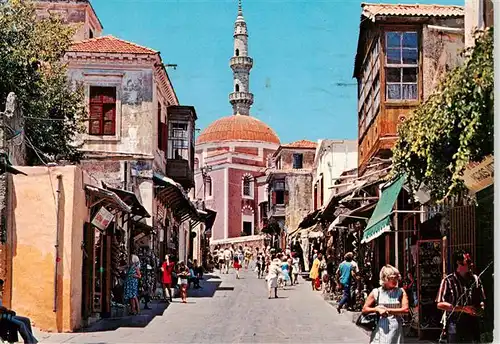AK / Ansichtskarte  Rhodos_Rhodes_Greece Partie in der Altstadt