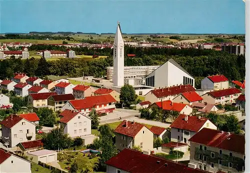 AK / Ansichtskarte  Kaufbeuren Fliegeraufnahme mit Kirche