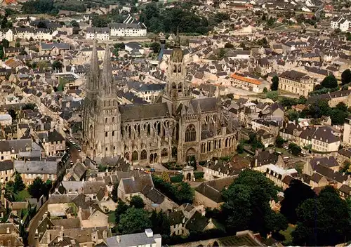 AK / Ansichtskarte  Bayeux_14_Calvados Vue generale aerienne