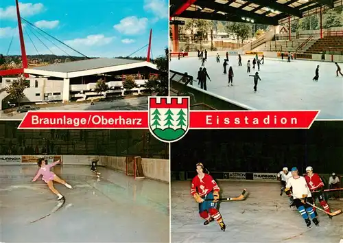 AK / Ansichtskarte 73956335 Braunlage Eisstadion Details