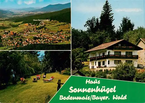 AK / Ansichtskarte  Bodenmais Panorama Haus Sonnenhuegel Liegewiese