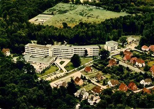 AK / Ansichtskarte 73956371 Moelln__Lauenburg Sanatorium Foehrenkamp Fliegeraufnahme