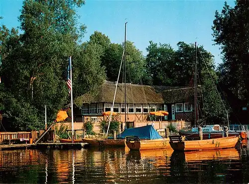 AK / Ansichtskarte  Ratzeburg Zum Domblick Restaurant Cafe Bootsliegeplatz