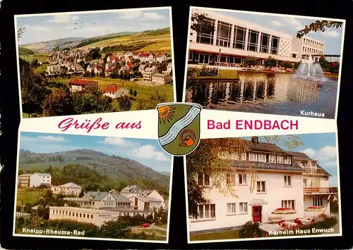 AK / Ansichtskarte  Bad_Endbach Panorama Kurhaus Kneipp Rheuma Bad Kurheim Haus Endbach