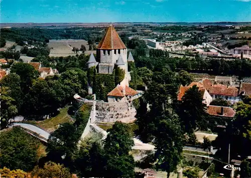 AK / Ansichtskarte  Provins_77_Seine-et-Marne La tour de Cesar Vue aerienne