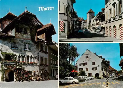 AK / Ansichtskarte  Murten_Morat_FR Altstadtpartien