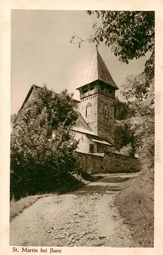 AK / Ansichtskarte  Ilanz_Glion_GR St. Martin Kirche Serie VIII Kirchen und Kapellen in Graubuenden