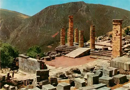 AK / Ansichtskarte 73956447 Delphi_Delfi_Greece Apollotempel Ruinen Antike Staette