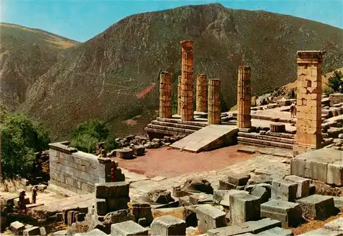 AK / Ansichtskarte  Delphi_Delfi_Greece Apollotempel Ruinen Antike Staette