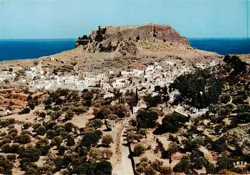 AK / Ansichtskarte 73956463 Lindos_Lindo_Rhodes_Greece Panorama Blick zur Akropolis