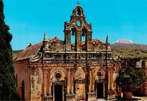 AK / Ansichtskarte  Arkadi_Arcadion_Crete_Kreta_Greece Die heilige Kirche des Klosters