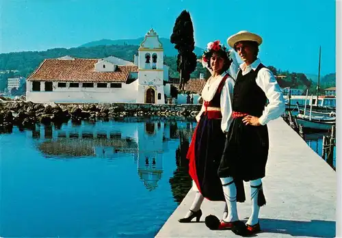 AK / Ansichtskarte 73956487 Corfu_Korfu_Greece Local costumes Trachten