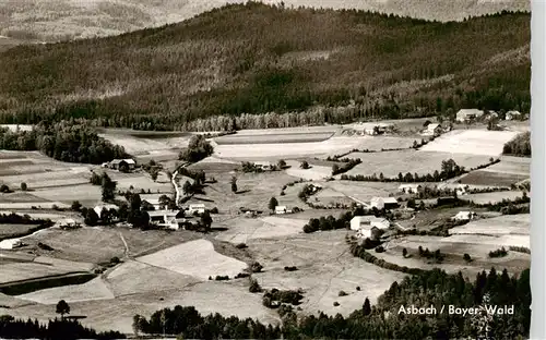 AK / Ansichtskarte  Asbach__Drachselsried_Bayerischer_Wald Fliegeraufnahme