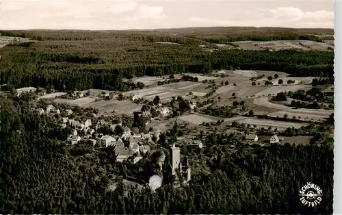 AK / Ansichtskarte  Zavelstein Panorama Burgruine Schwarzwald