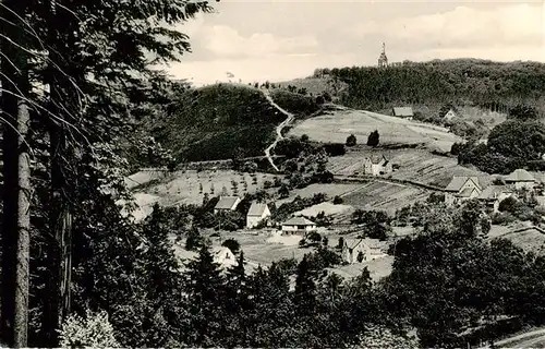 AK / Ansichtskarte  Berlebeck Panorama Blick zum Hermannsdenkmal