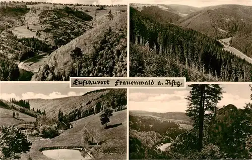 AK / Ansichtskarte 73956530 Frauenwald_Thueringen Landschaftspanorama Rennsteig