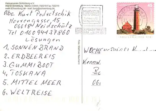 AK / Ansichtskarte 73956545 Schoenburg_Saale_Naumburg_Sachsen-Anhalt Fliegeraufnahme mit Schlossruine