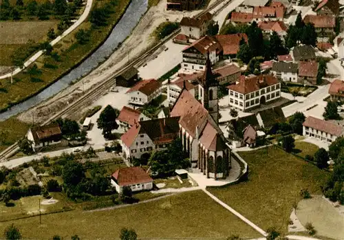 AK / Ansichtskarte  Lautenbach_Renchtal Wallfahrtskirche Fliegeraufnahme