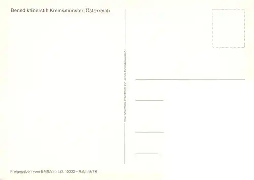 AK / Ansichtskarte  Kremsmuenster_Oberoesterreich_AT Benediktinerstift Fliegeraufnahme